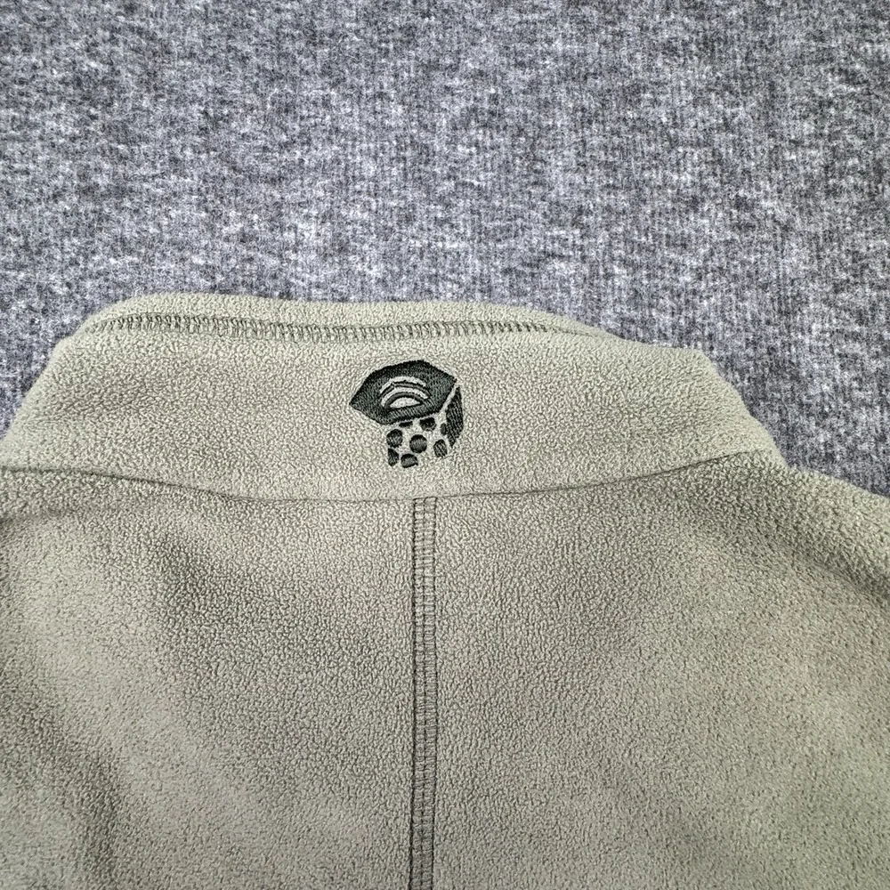 Mountain Hardware Fleece Mens Size XL Olive‎ Green Full Zip Hiking Gorpcore